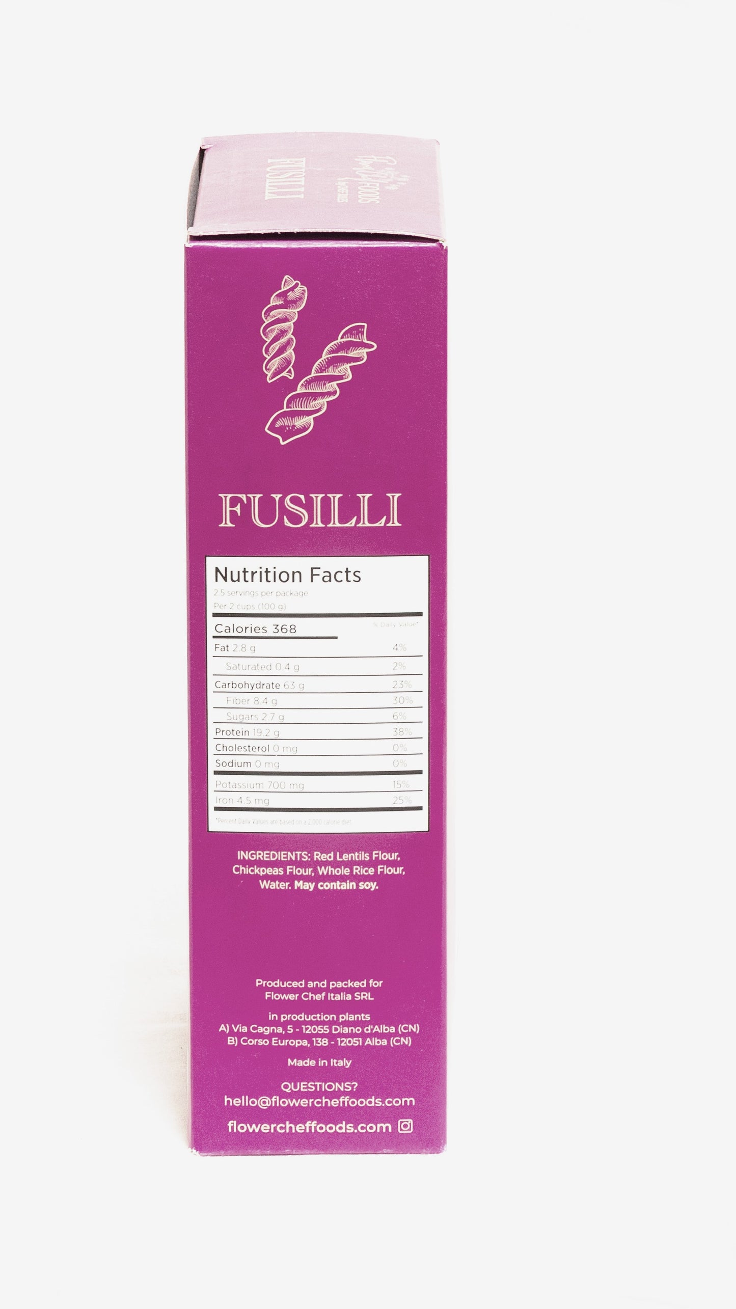 High Protein Gluten Free Fusilli  Pasta – High Protein Fusilli Pasta , 250g